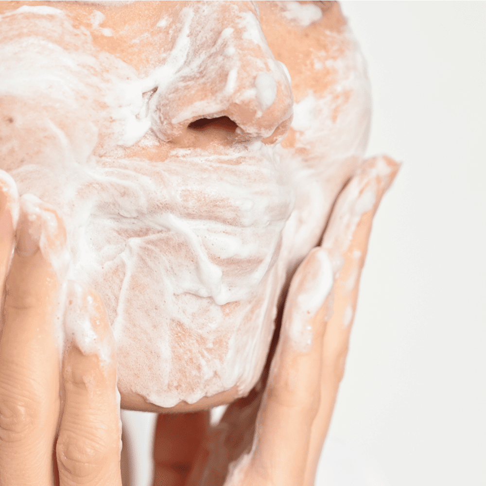 肌にやさしい洗浄剤を黄金バランスで配合